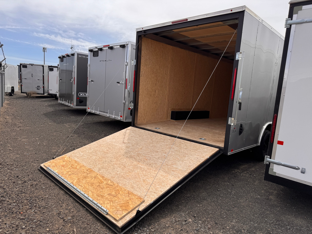 Look Trailers 2026 ST DLX 102"X20' N-Nose Cargo Trailer | Tandem Axle Axle 9.9K, Rear Ramp Door