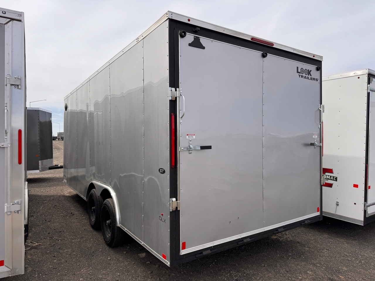 Look Trailers 2026 ST DLX 102"X20' N-Nose Cargo Trailer | Tandem Axle Axle 9.9K, Rear Ramp Door