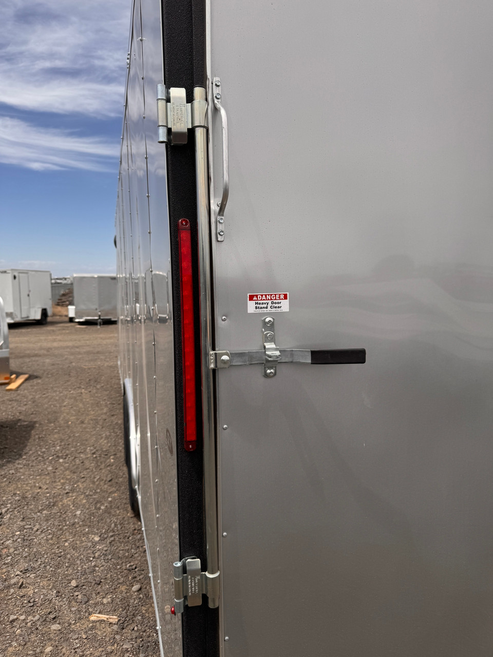 Look Trailers 2026 ST DLX 102"X24' N-Nose Cargo Trailer | Tandem Axle Axle 9.9K, Rear Ramp Door, 7' Tall, 4 Drings