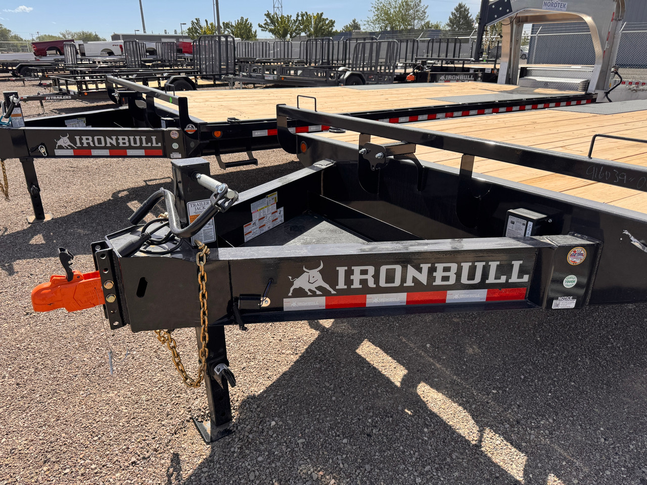 Norstar / Iron Bull Trailers 2026 FDP 102"X20' Deckover Flatbed Trailer | Tandem Axle Axle 14K