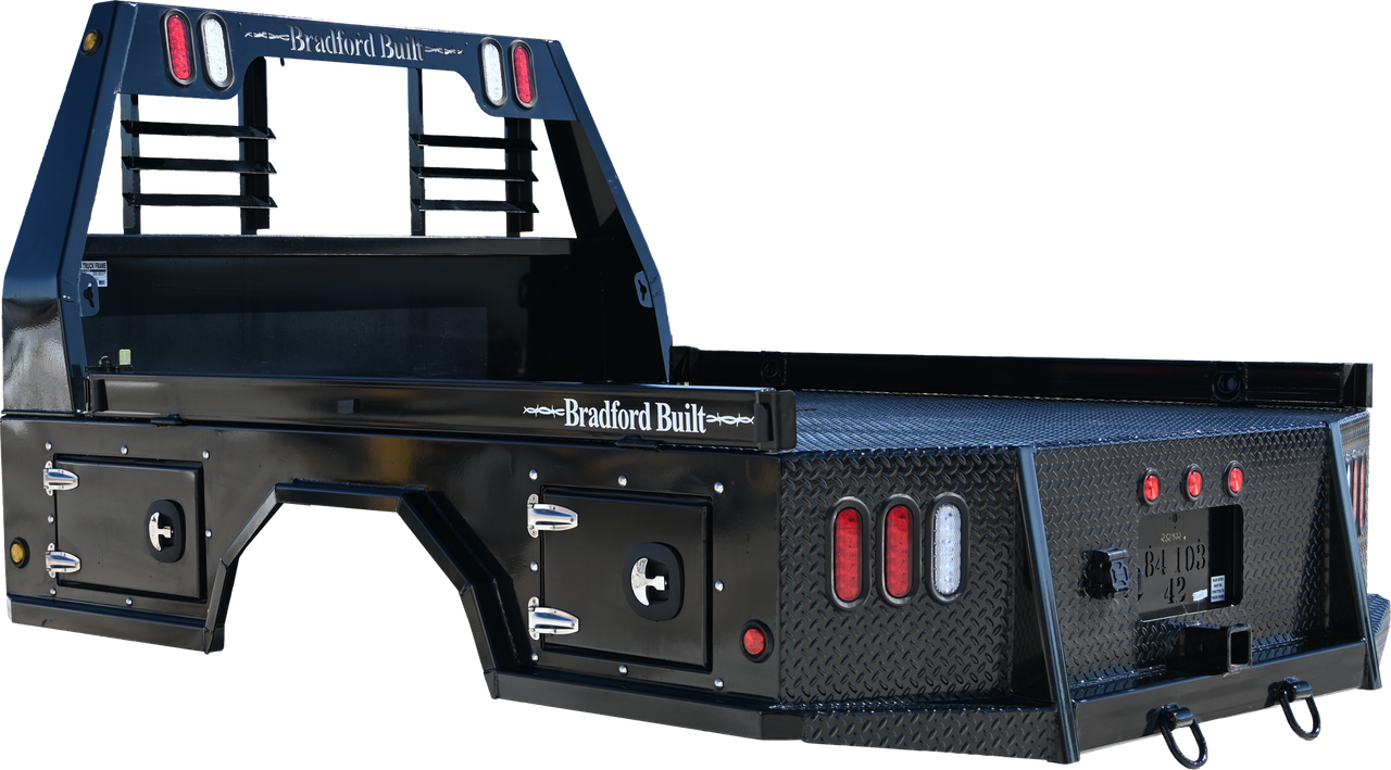 Bradford 4-Box Utility Pickup Flatbed | Multiple Bed Sizes