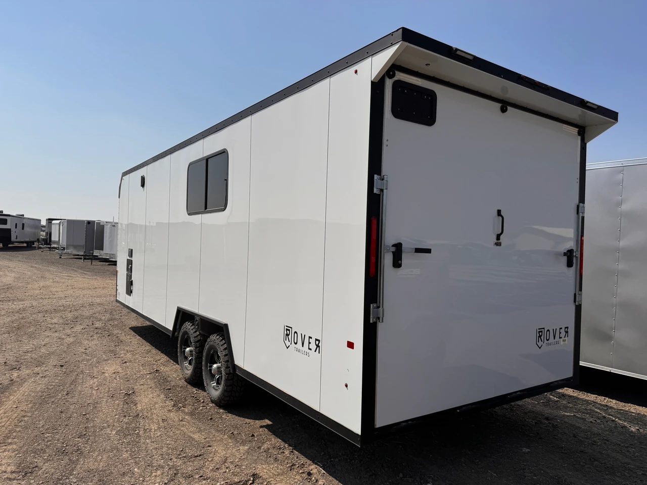 Rover Trailers 2024 WEEKENDER 100"X24' Powersports Trailer | Tandem Axle 9.99K, Bathroom/Shower, Cooktop /Fridge, Fold Down Bench Beds, AC/Heat