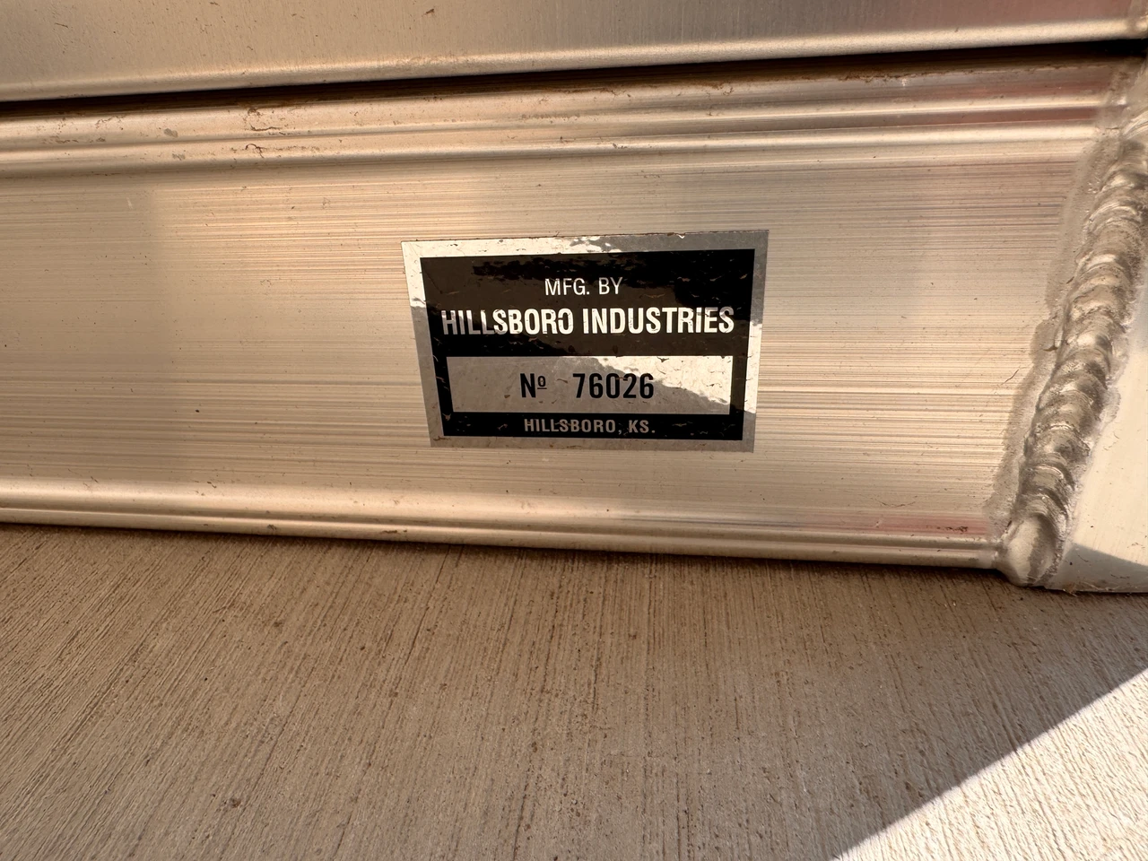 Hillsboro Trailers 2026 44"X5' Stock Box | Plexiglass Installed, (67000-001)