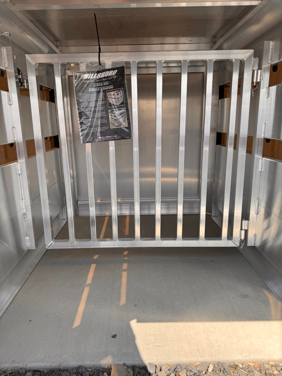 Hillsboro Trailers 2026 44"X5' Stock Box | Plexiglass Installed, (67000-001)