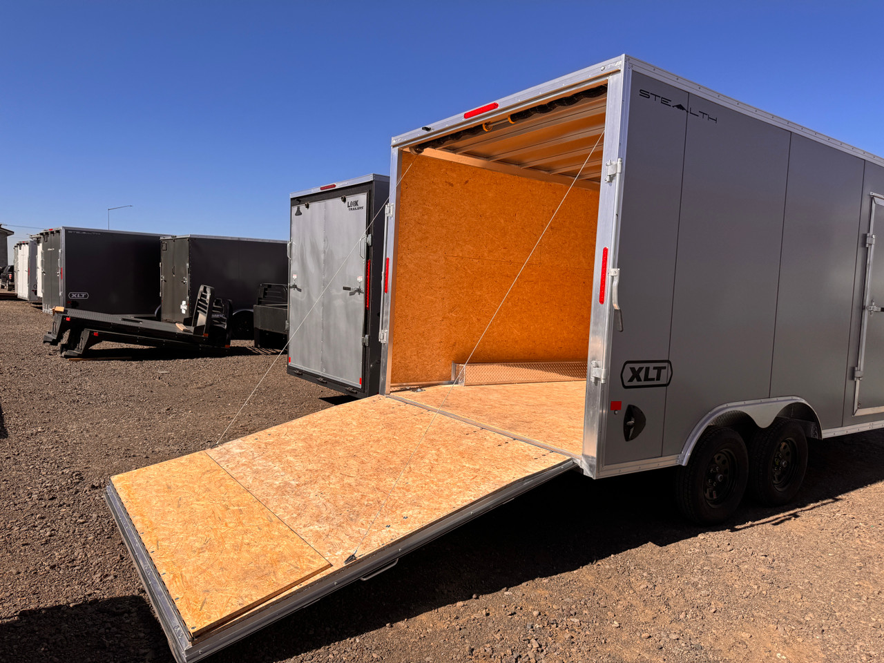 Alcom Trailers 2026 STEALTH 102"X14' | XLT Package, Polycore Siding