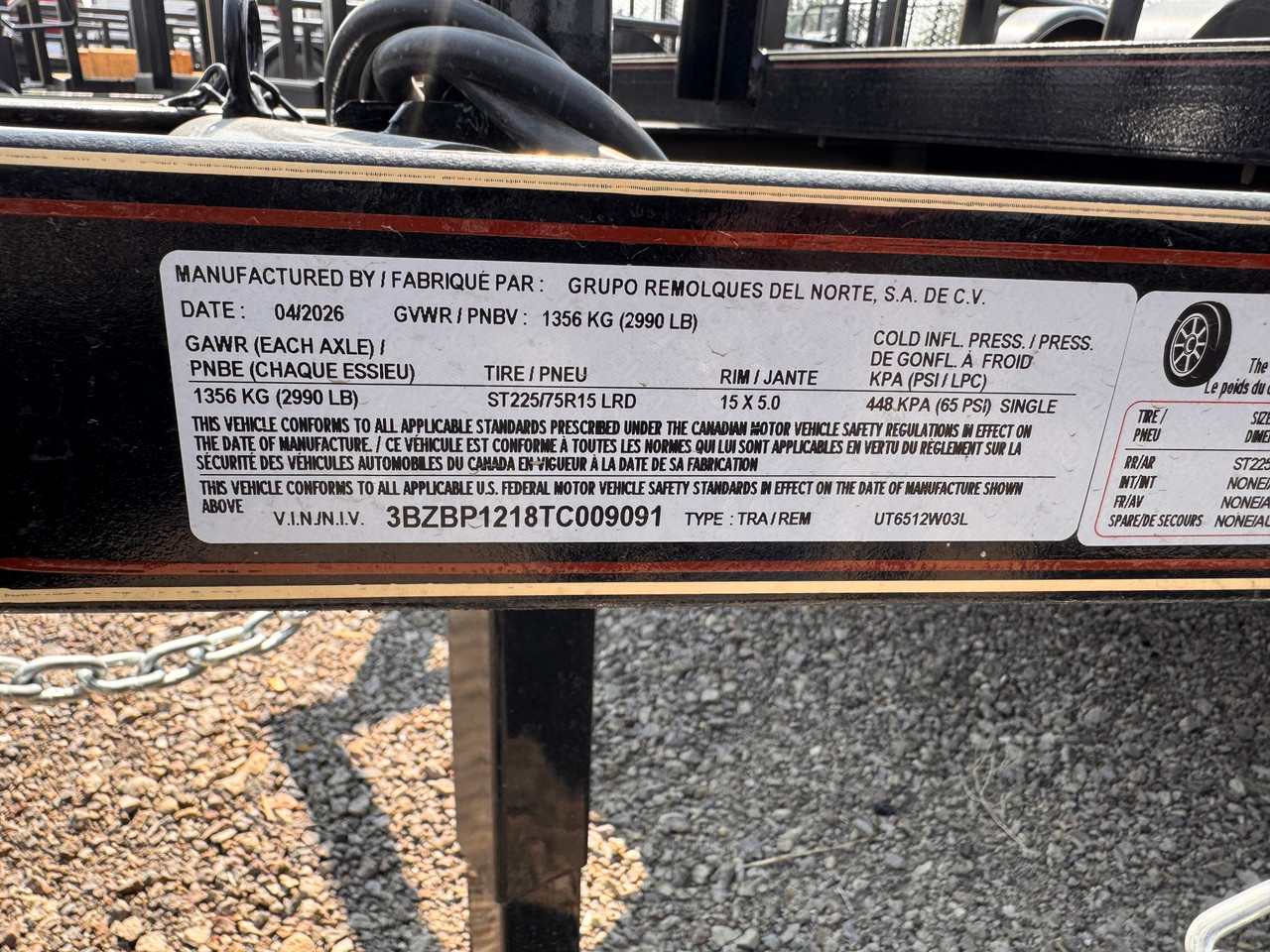GR Trailers 2026 77"X12' Utility Trailer | Single Axle Axle 2.99K, Pipetop Rail, Spring Assisted Rear Rampgate