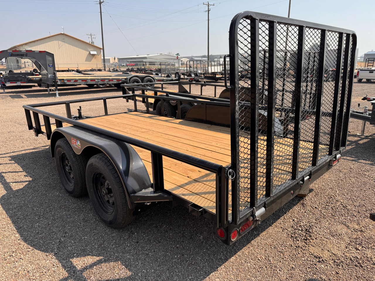 GR Trailers 2026 82"X12' Utility Trailer | Tandem Axle Axle, Pipetop Rail, Spring Assisted Rear Rampgate