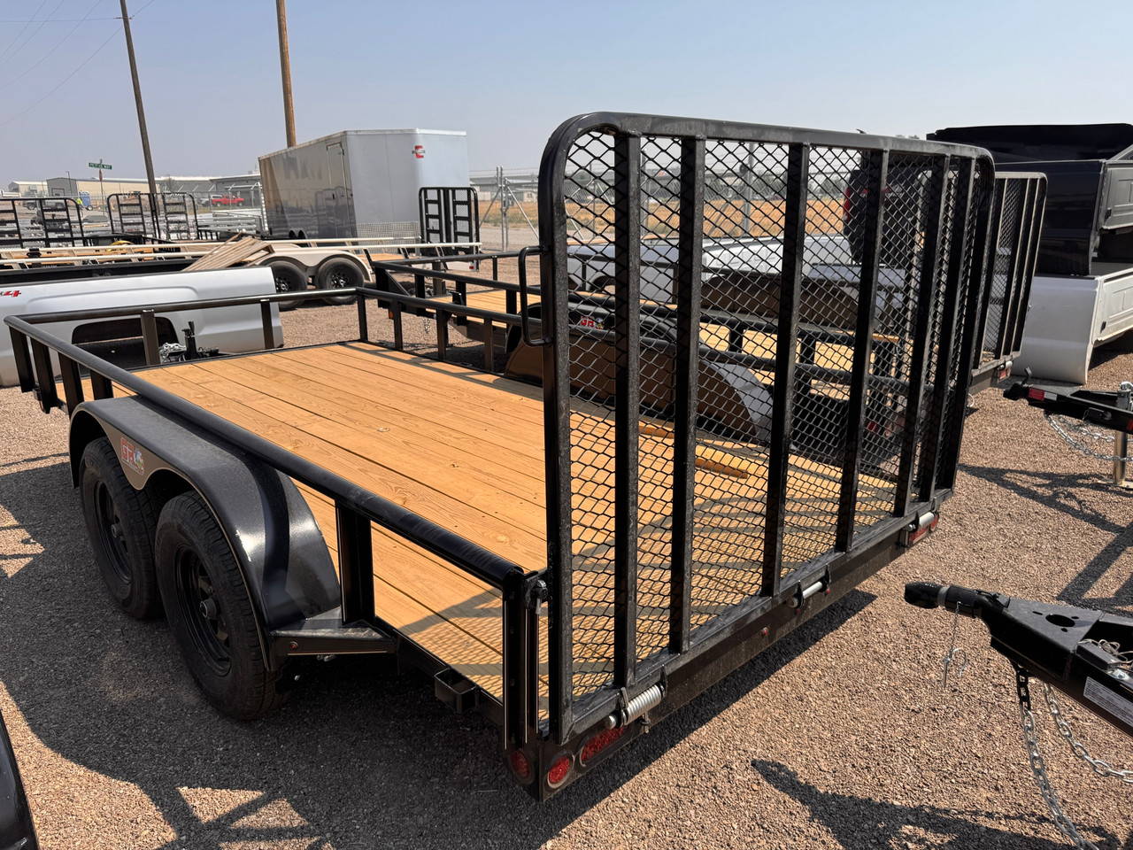 GR Trailers 2026 82"X12' Utility Trailer | Tandem Axle Axle, Pipetop Rail, Spring Assisted Rear Rampgate