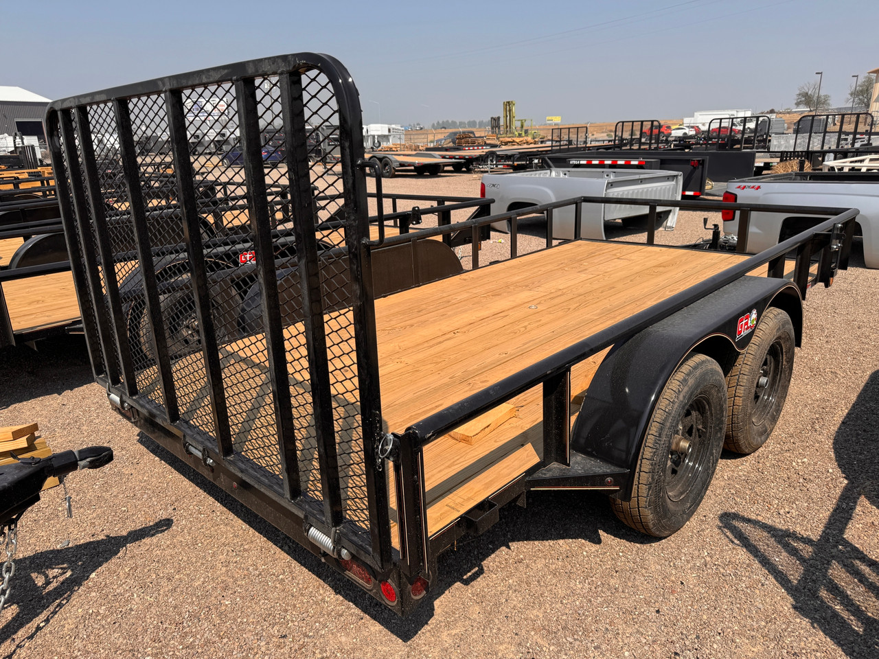 GR Trailers 2026 82"X12' Utility Trailer | Tandem Axle Axle, Pipetop Rail, Spring Assisted Rear Rampgate