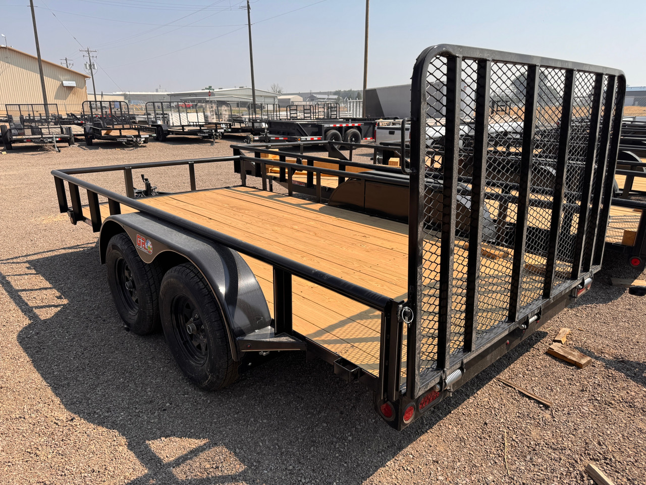 GR Trailers 2026 82"X12' Utility Trailer | Tandem Axle Axle, Pipetop Rail, Spring Assisted Rear Rampgate