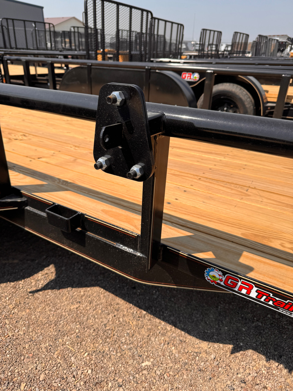 GR Trailers 2026 82"X16' Utility Trailer | Tandem Axle Axle, Pipetop Rail, Spring Assisted Rear Rampgate
