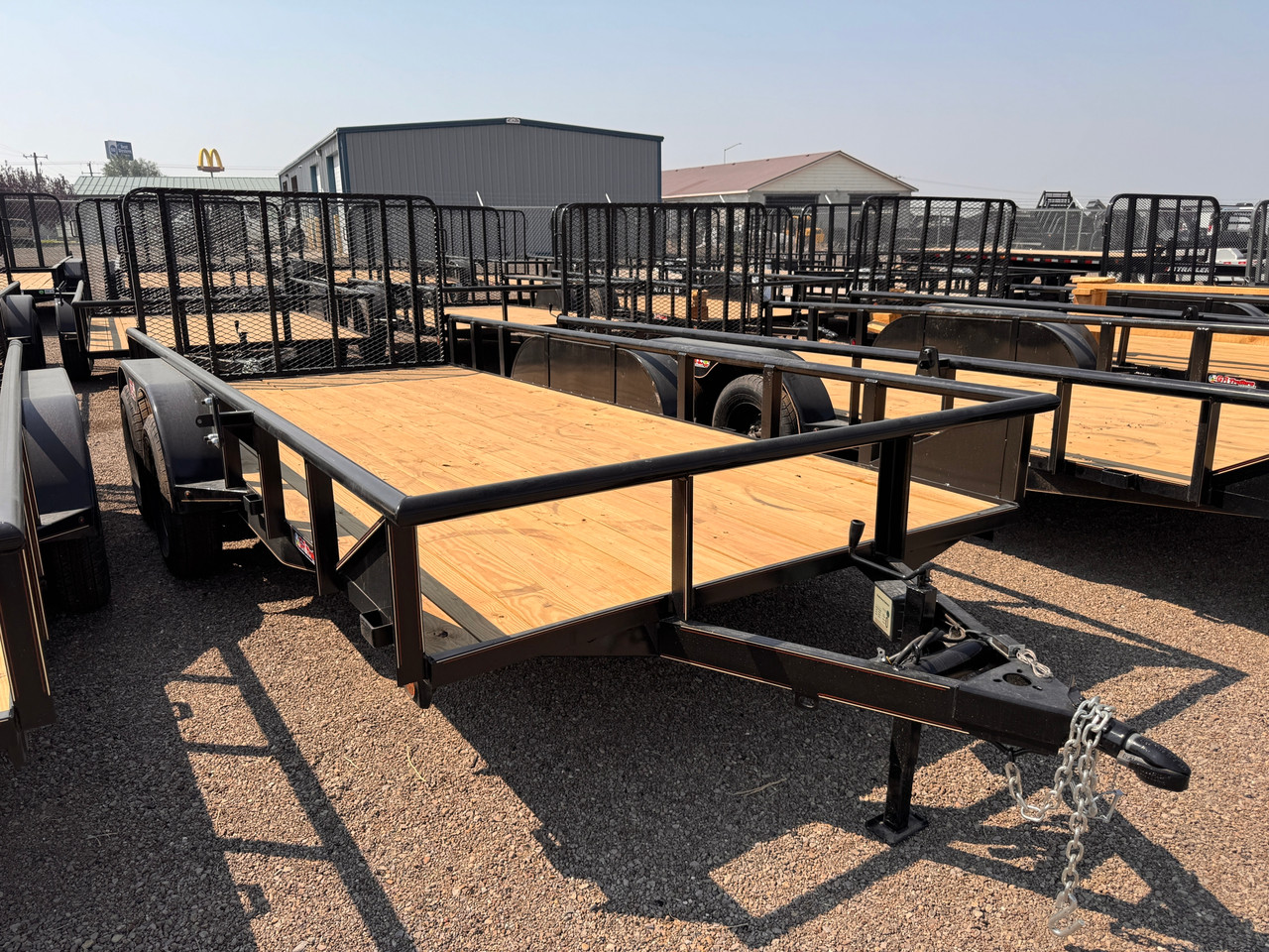 GR Trailers 2026 82"X16' Utility Trailer | Tandem Axle Axle, Pipetop Rail, Spring Assisted Rear Rampgate