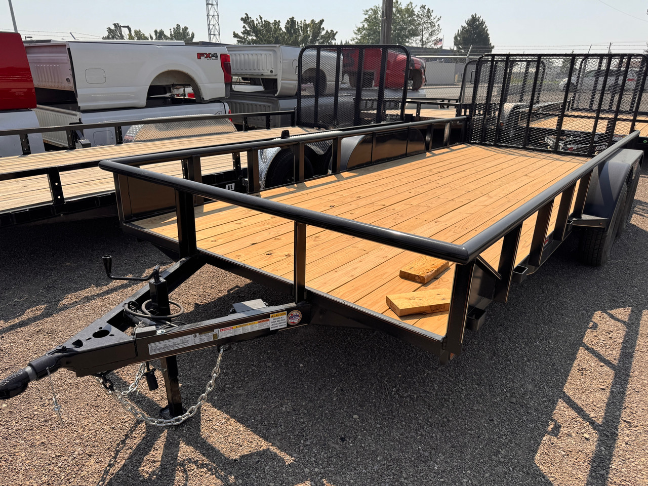 GR Trailers 2026 82"X18' Utility Trailer | Tandem Axle Axle, Pipetop Rail, Spring Assisted Rear Rampgate