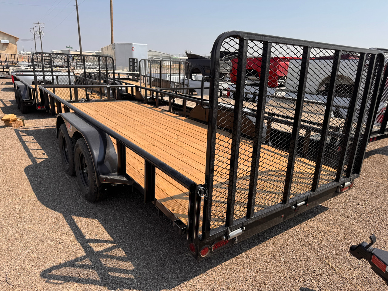 GR Trailers 2026 82"X18' Utility Trailer | Tandem Axle Axle, Pipetop Rail, Spring Assisted Rear Rampgate