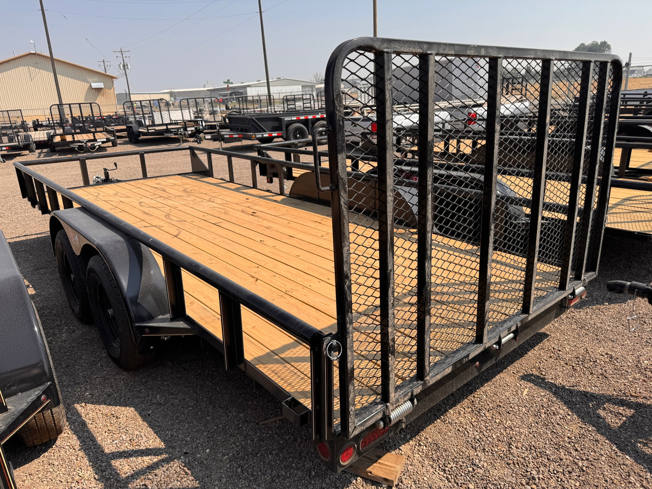 GR Trailers 2026 82"X18' Utility Trailer | Tandem Axle Axle, Pipetop Rail, Spring Assisted Rear Rampgate