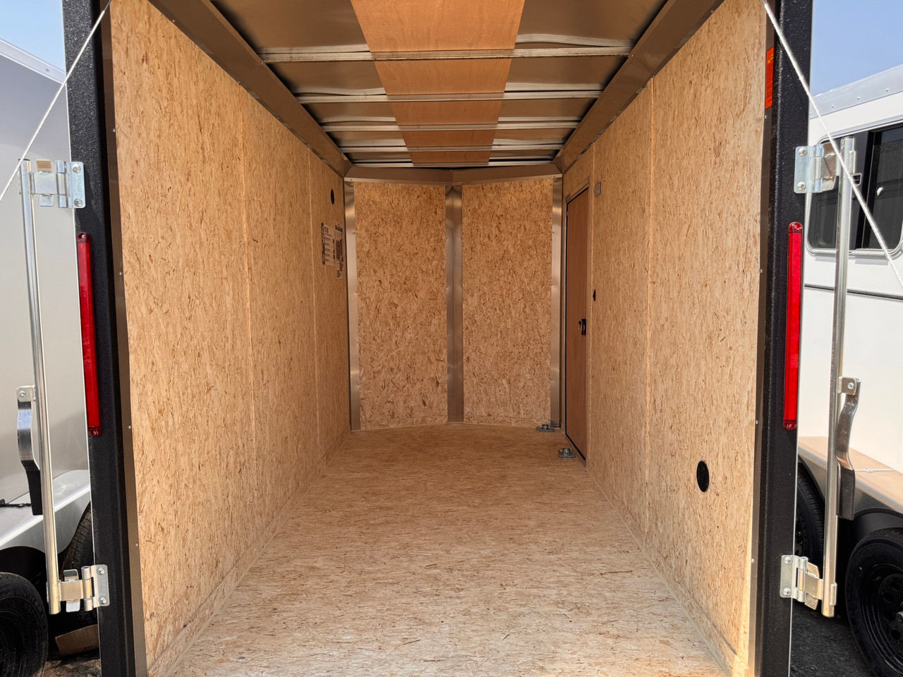 Look Trailers 2026 ST DLX 72"X12' V-Nose Cargo Trailer | Single Axle 3.5K, 16" OC, Ramp, 7' Tall