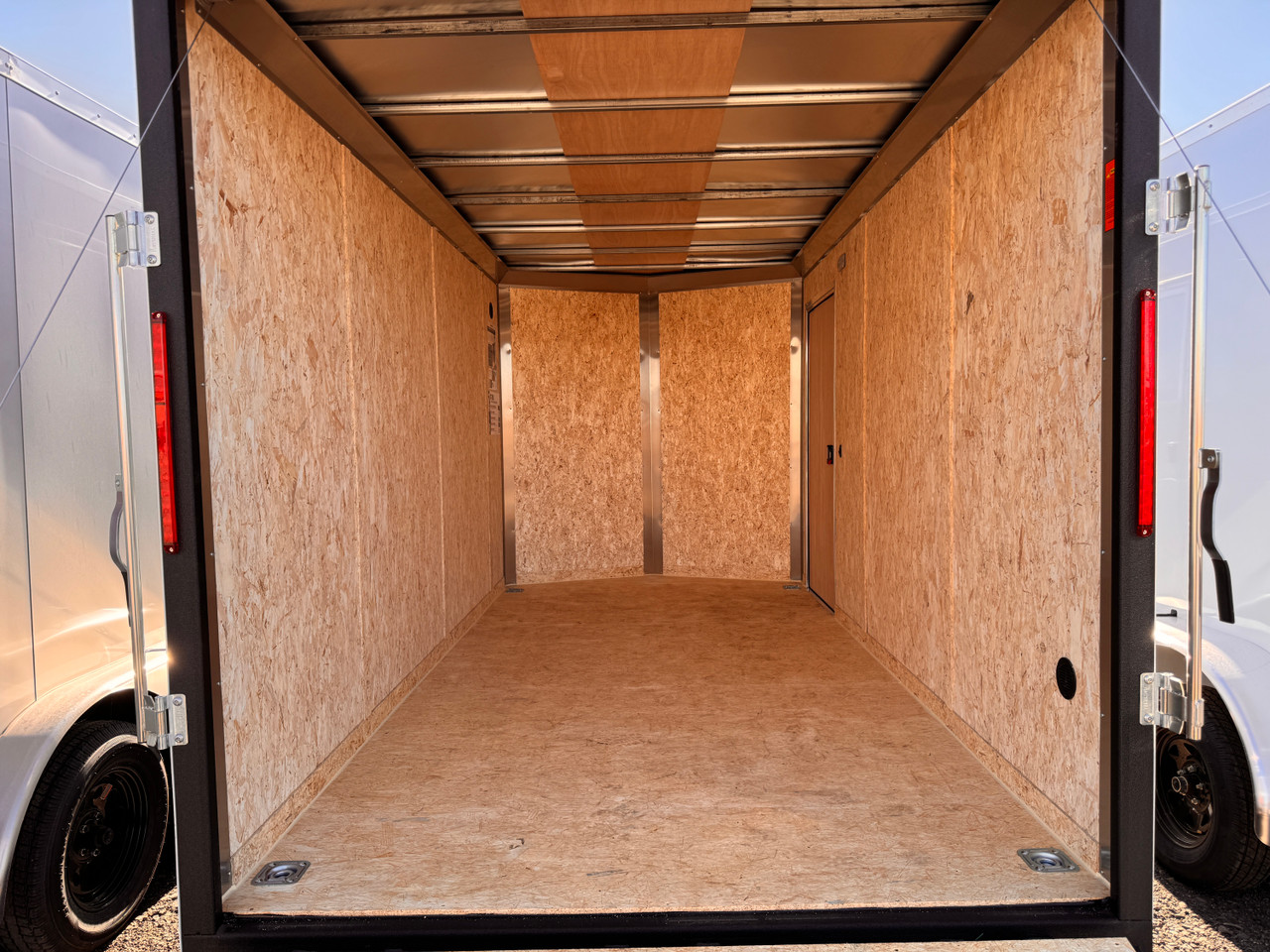 Look Trailers 2026 ST DLX 84"X14' V-Nose Cargo Trailer | 7K, 7' Tall, Rear Ramp Door