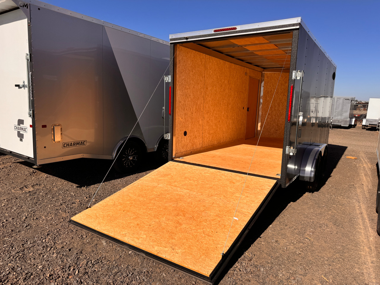 Look Trailers 2026 ST DLX 84"X16' V-Nose Cargo Trailer | 7K, 7' Tall, Rear Ramp Door