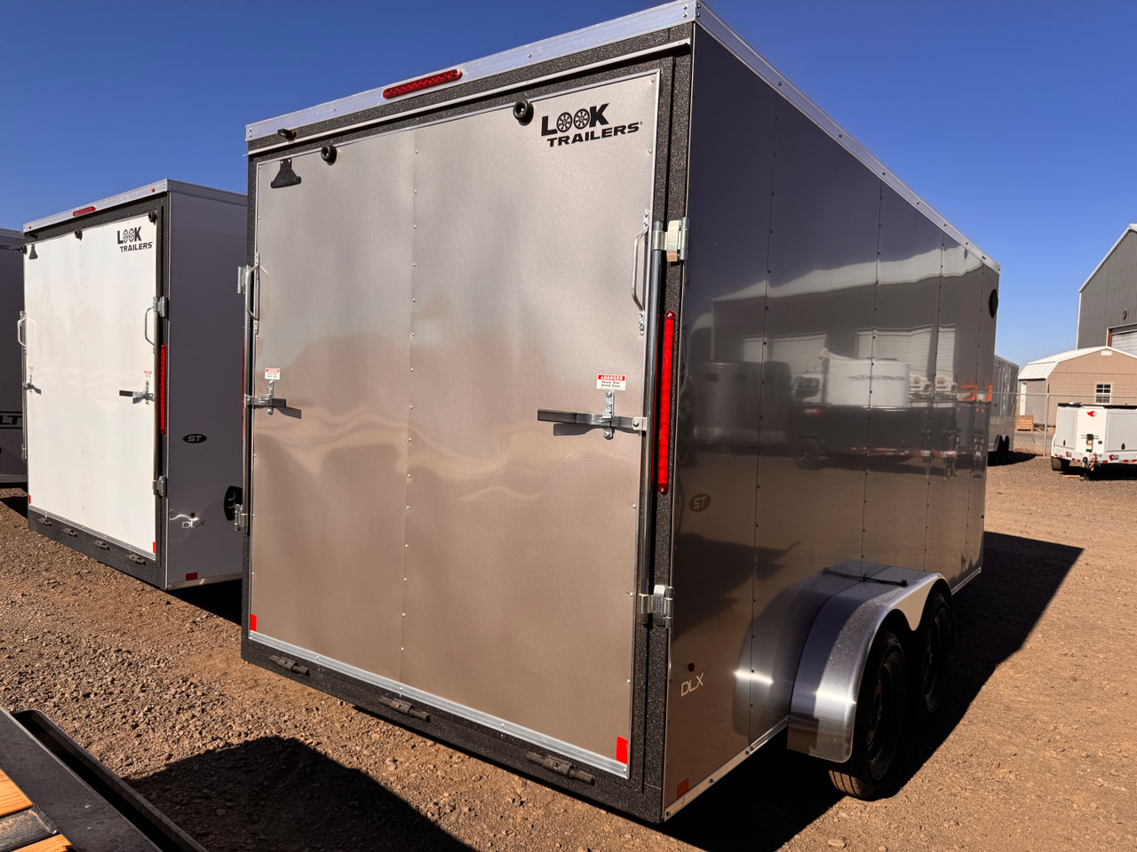 Look Trailers 2026 ST DLX 84"X16' V-Nose Cargo Trailer | 7K, 7' Tall, Rear Ramp Door