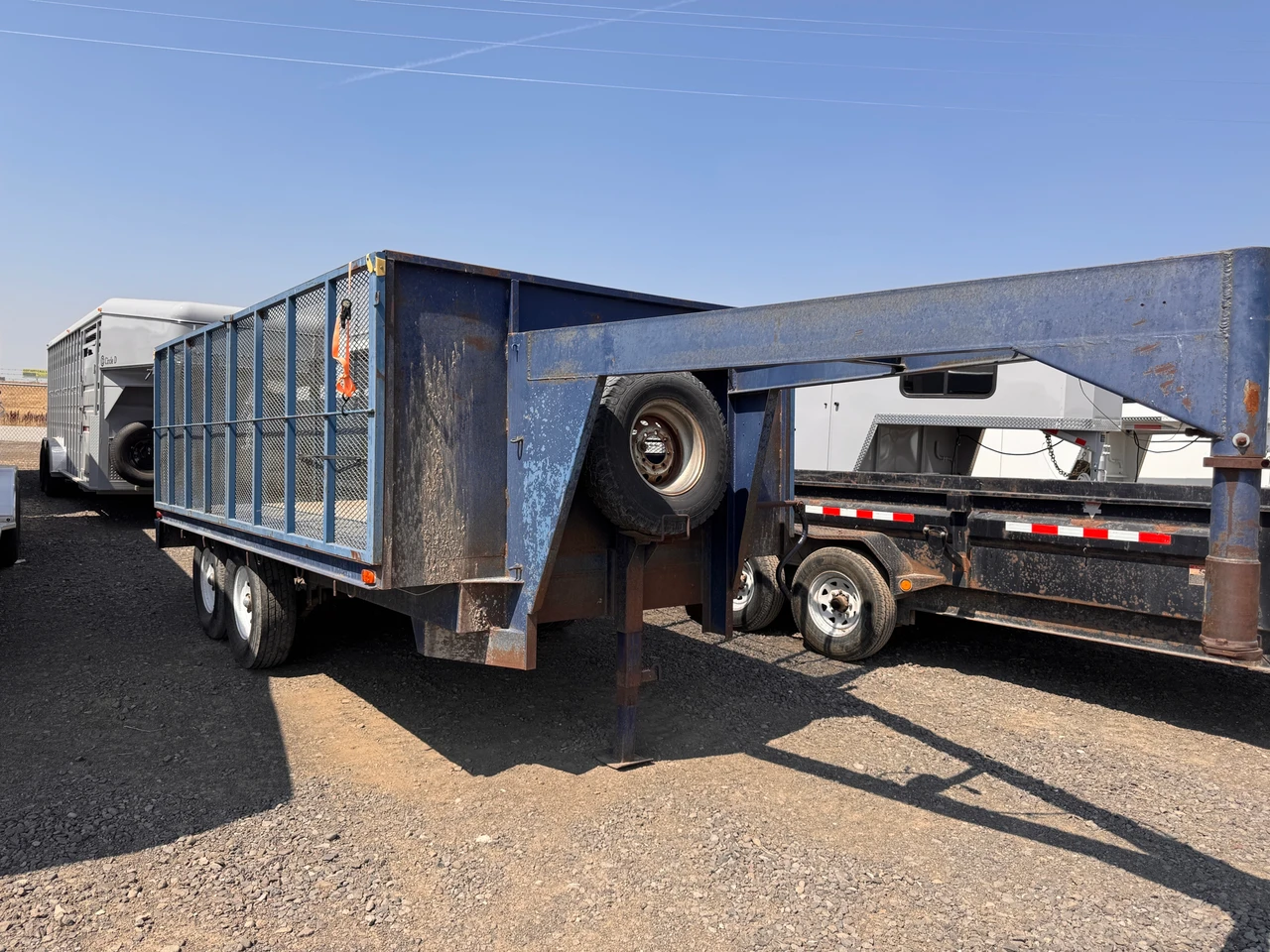 Valley Trailer 1991 14' Flatbed Trailer | Tandem Axle Axle, 48" Sides, Spare Tire