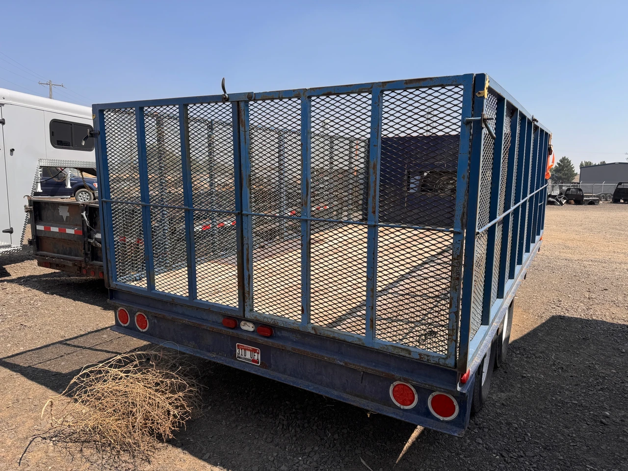 Valley Trailer 1991 14' Flatbed Trailer | Tandem Axle Axle, 48" Sides, Spare Tire