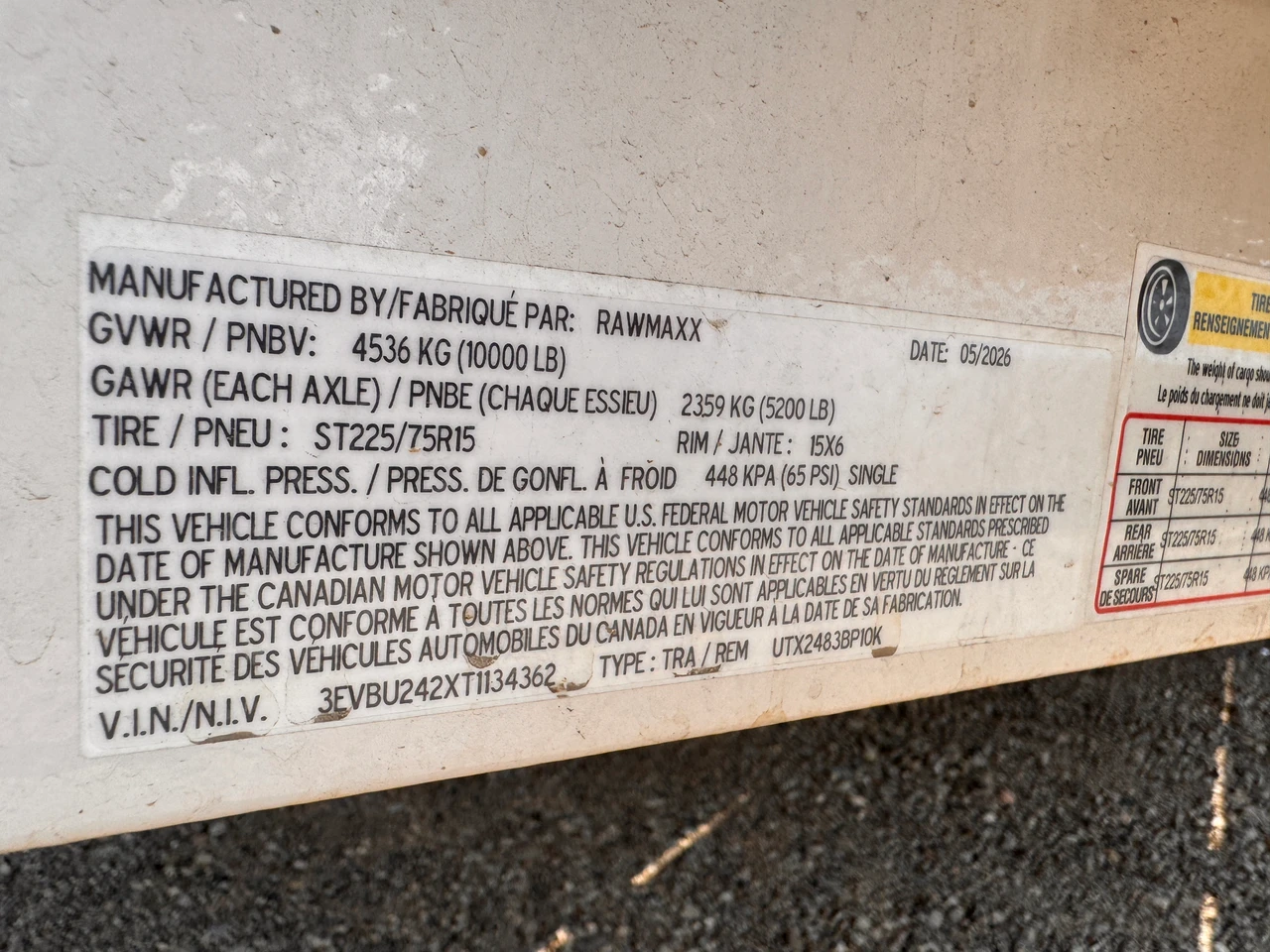 Raw Maxx Trailers 2026 UTX 83"X24' Utility Trailer | Tandem Axle 10K, Dovetail, HD Split Ramp Gate, Spare Tire Mount