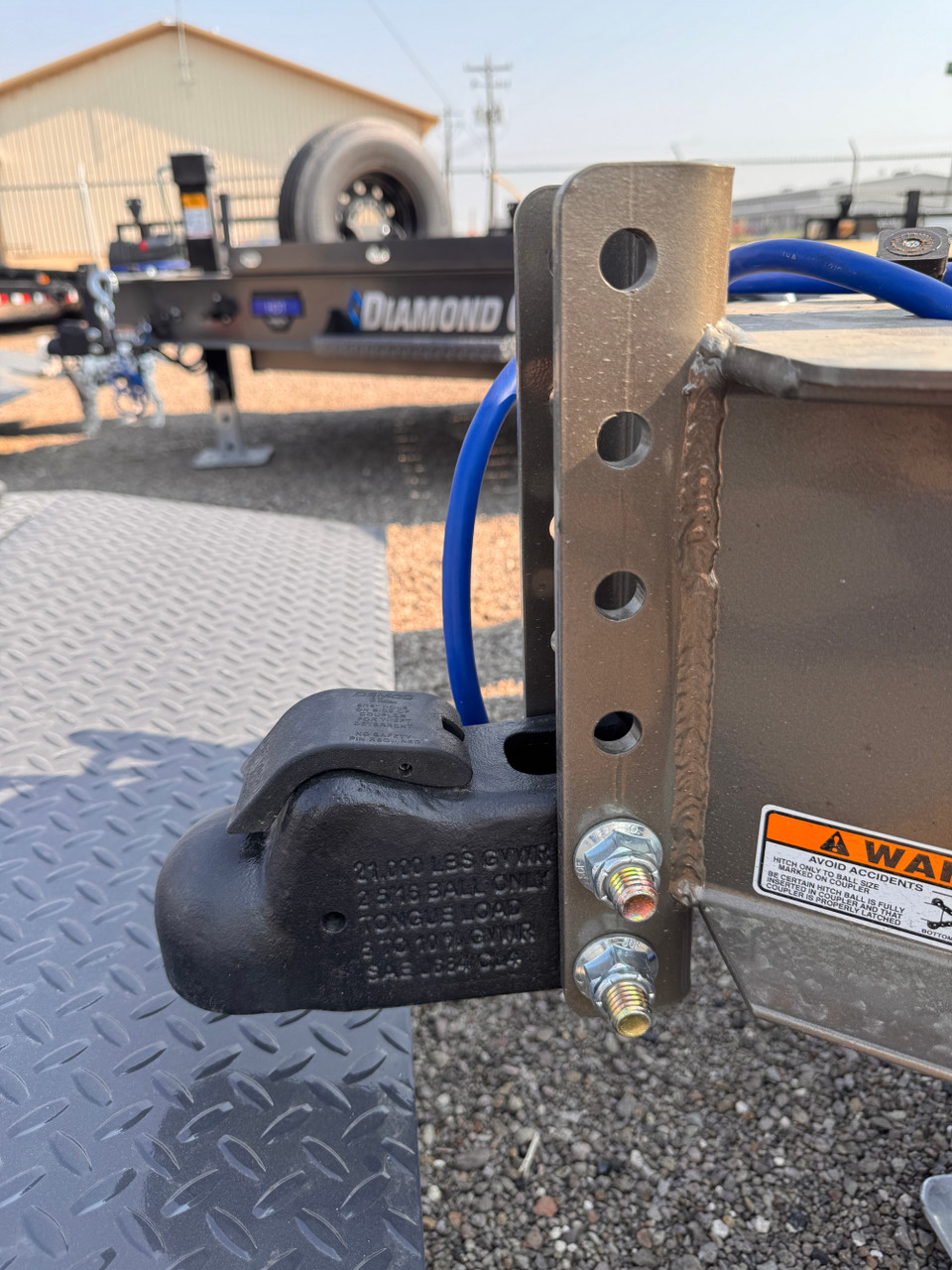 Diamond C Trailers HDT207 Pacesetter 82"X20' Equipment Tilt Trailer | Tandem Axle Axle 15.5K, Steel Diamond Plate Fenders, Spare Tire, XL Locking Tongue Box