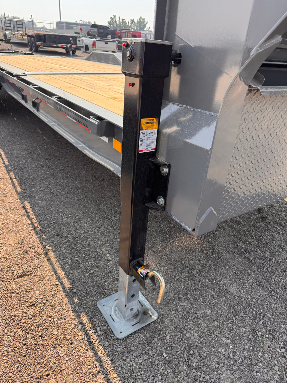 Diamond C Trailers 2026 HDT210 24' Tilt Trailer | Tandem Axle Axle 23K, Engineered I-Beam, Dual Jacks, Full Width Storage, Steel Diamond Plate Fenders, Spare Tire Mount
