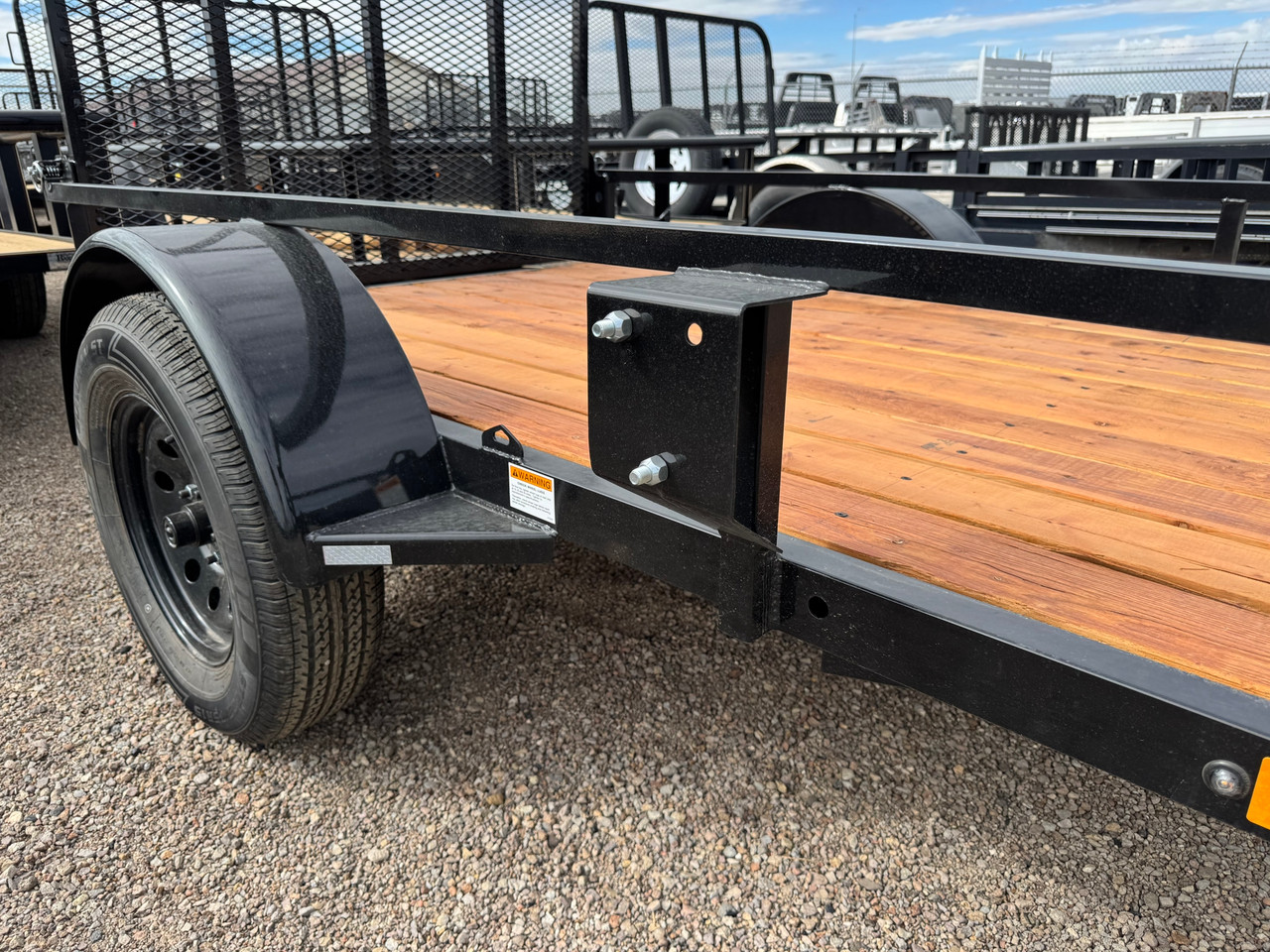 Built Trailers 2026 60"X8' Utility Trailer | Single Axle, Ramp Gate