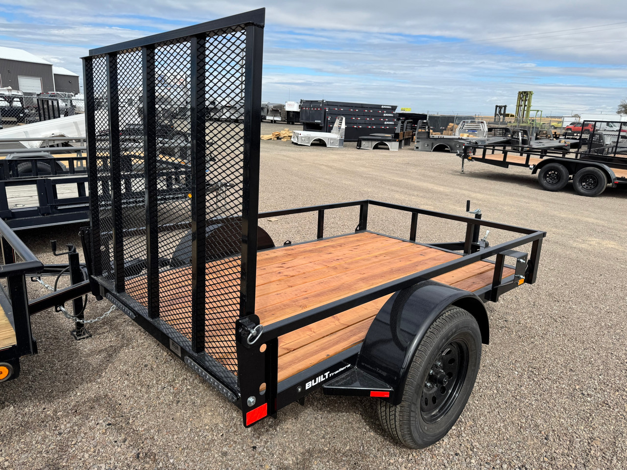 Built Trailers 2026 60"X8' Utility Trailer | Single Axle, Ramp Gate