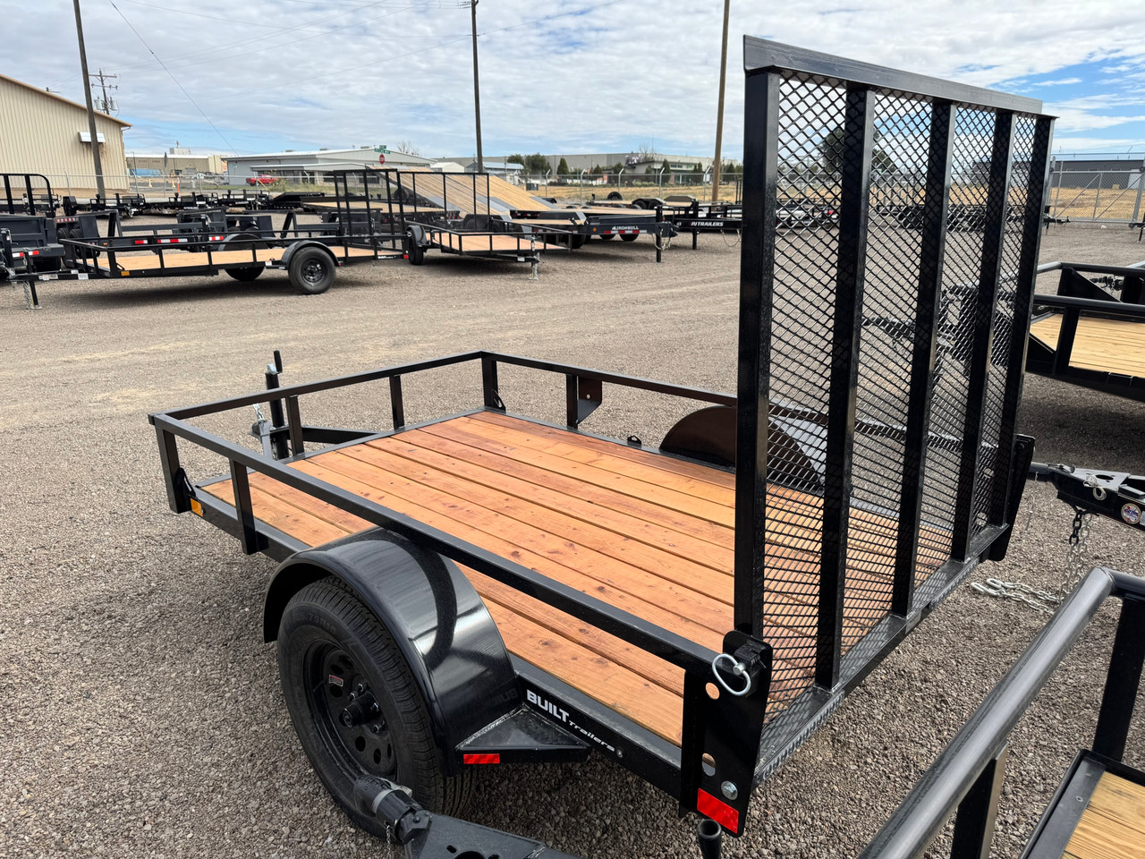 Built Trailers 2026 60"X8' Utility Trailer | Single Axle, Ramp Gate