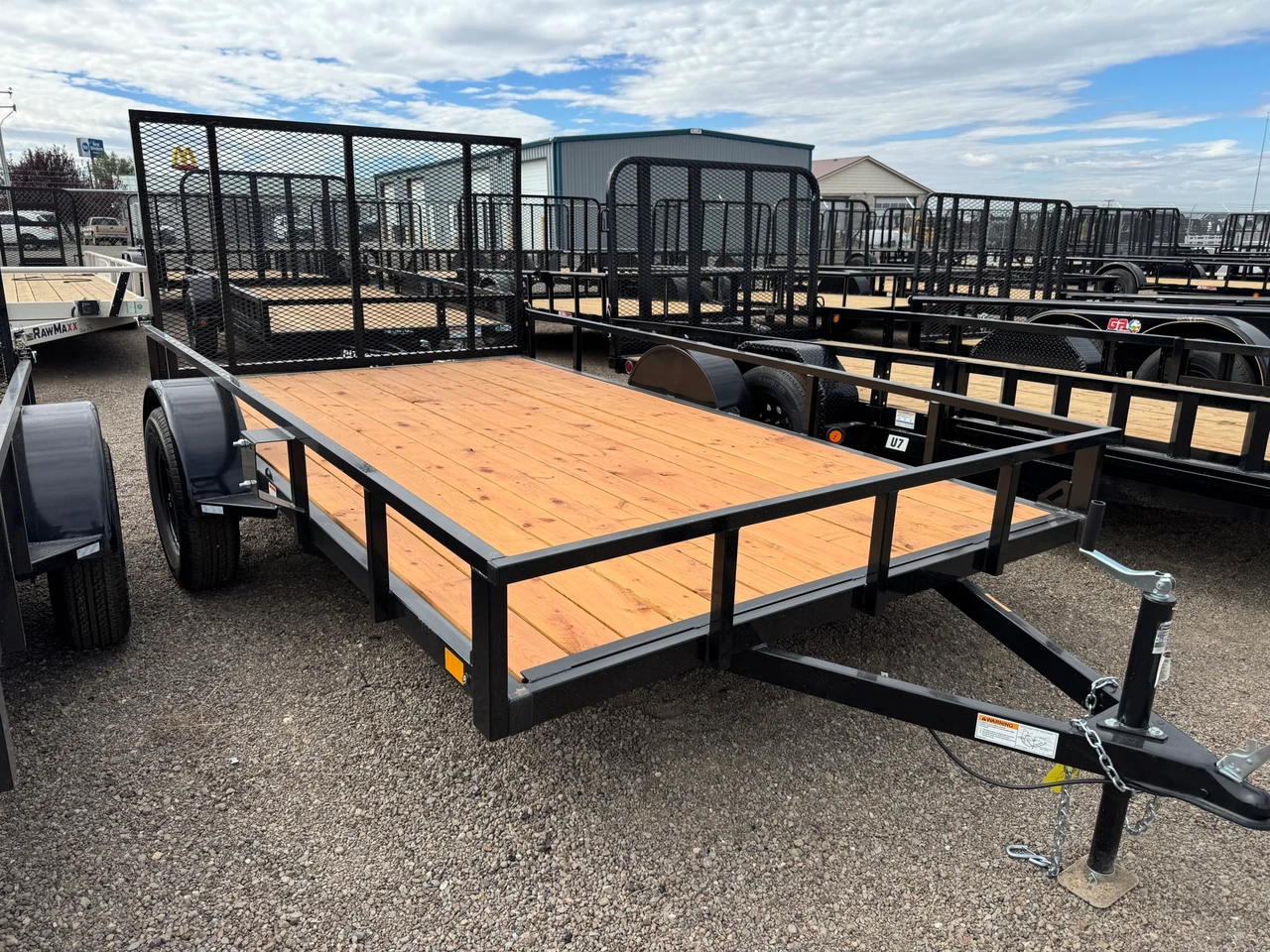 Built Trailers 2026 712' Utility Trailer | Single Axle, Ramp Gate