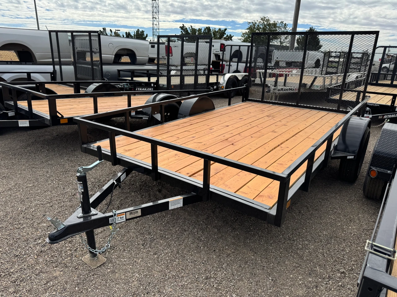 Built Trailers 2026 712' Utility Trailer | Single Axle, Ramp Gate