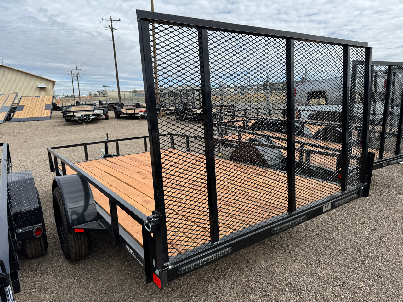 Built Trailers 2026 712' Utility Trailer | Single Axle, Ramp Gate