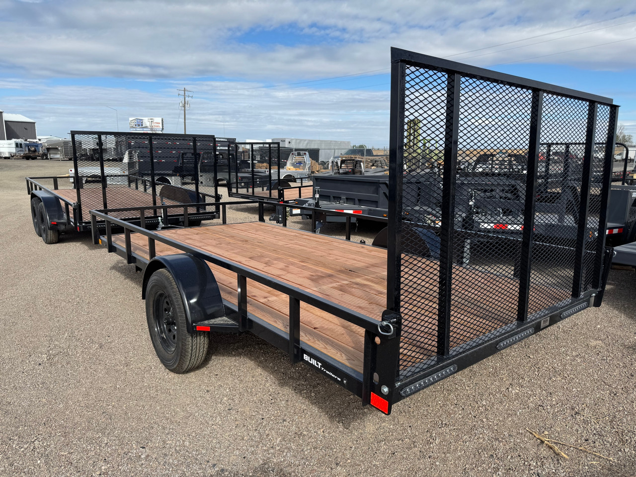 Built Trailers 2026 84"X1' Utility Trailer | Single Axle, Ramp Gate