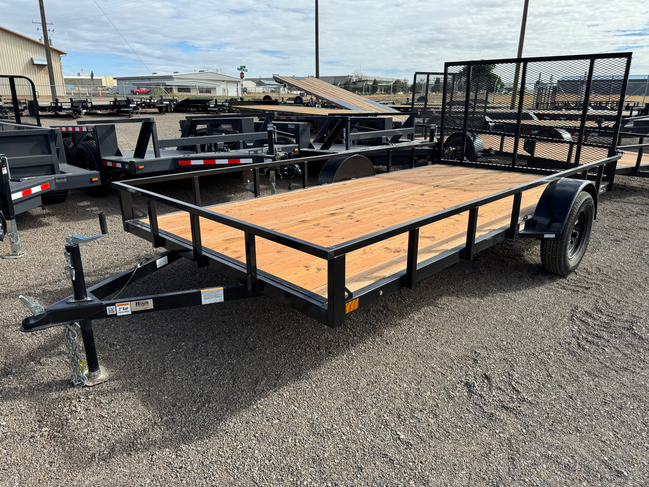 Built Trailers 2026 84"X1' Utility Trailer | Single Axle, Ramp Gate