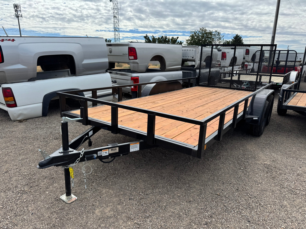 Built Trailers 2026 84"X16' Utility Trailer | Tandem Axle, Ramp Gate