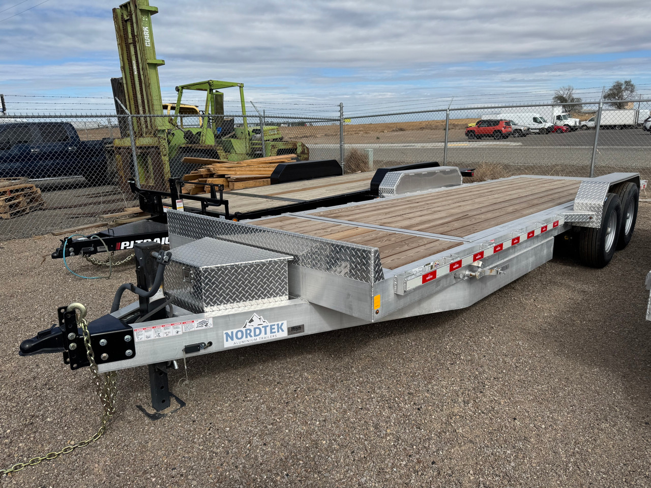 Nordtek Trailers 2025 82"X24' Equipment Tilt Trailer | Tandem Axle 16K, 14 Ply Tires