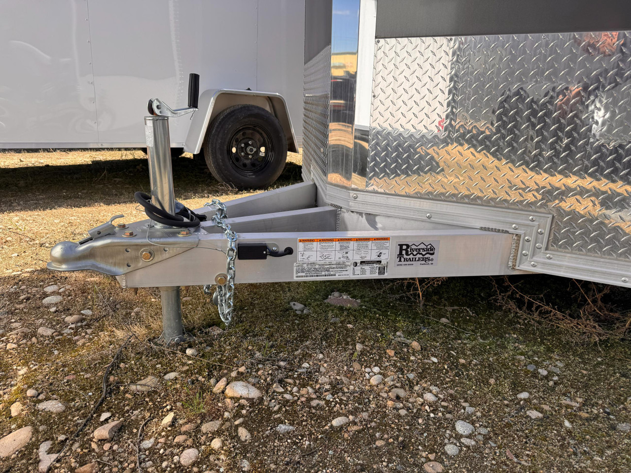 Alcom Trailers 2023 STEALTH 90"X20' V-Nose Cargo Trailer | Tandem Axle Axle 7K, 7' Tall, 12" Extended Tongue, White Wall & Ceiling