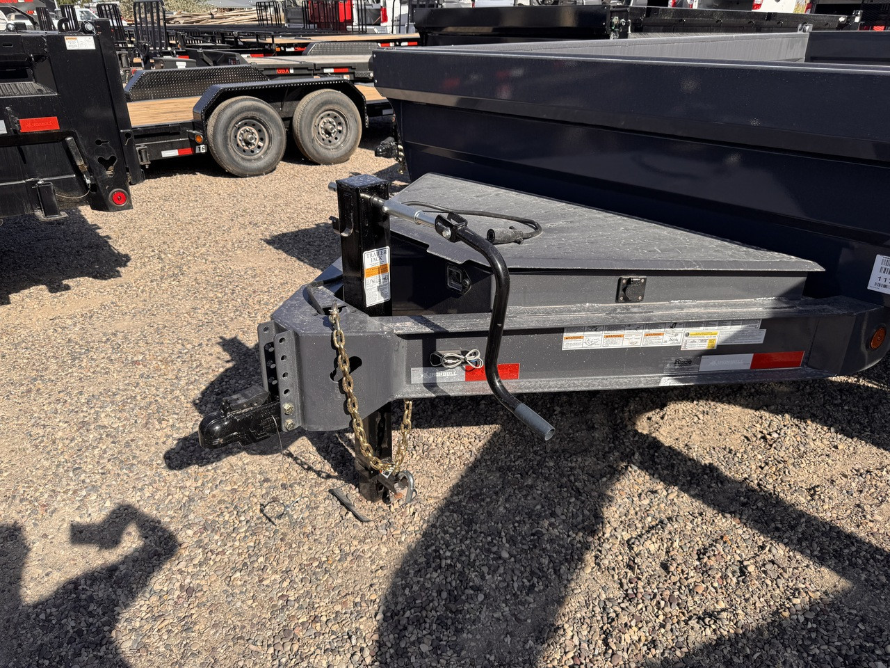 Iron Bull Trailers 2027 DWB 83"X14' Scissor Dump Trailer | Tandem Axle Axle 14.999K, 24" Sides, Slide In Ramps, Tarp Kit