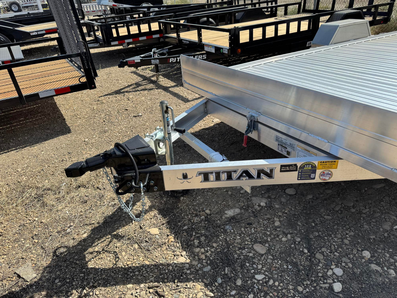 Titan Trailers 2026 80"X14' Gravity Tilt Trailer | Single Axle 2.99K, Aluminum, Idler Axle