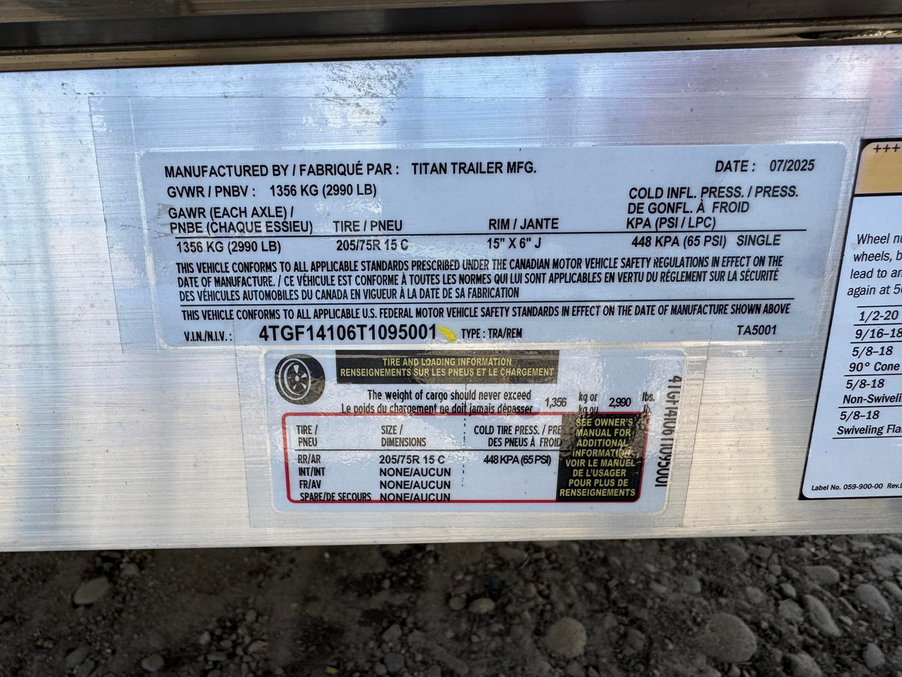 Titan Trailers 2026 80"X14' Gravity Tilt Trailer | Single Axle 2.99K, Aluminum, Idler Axle