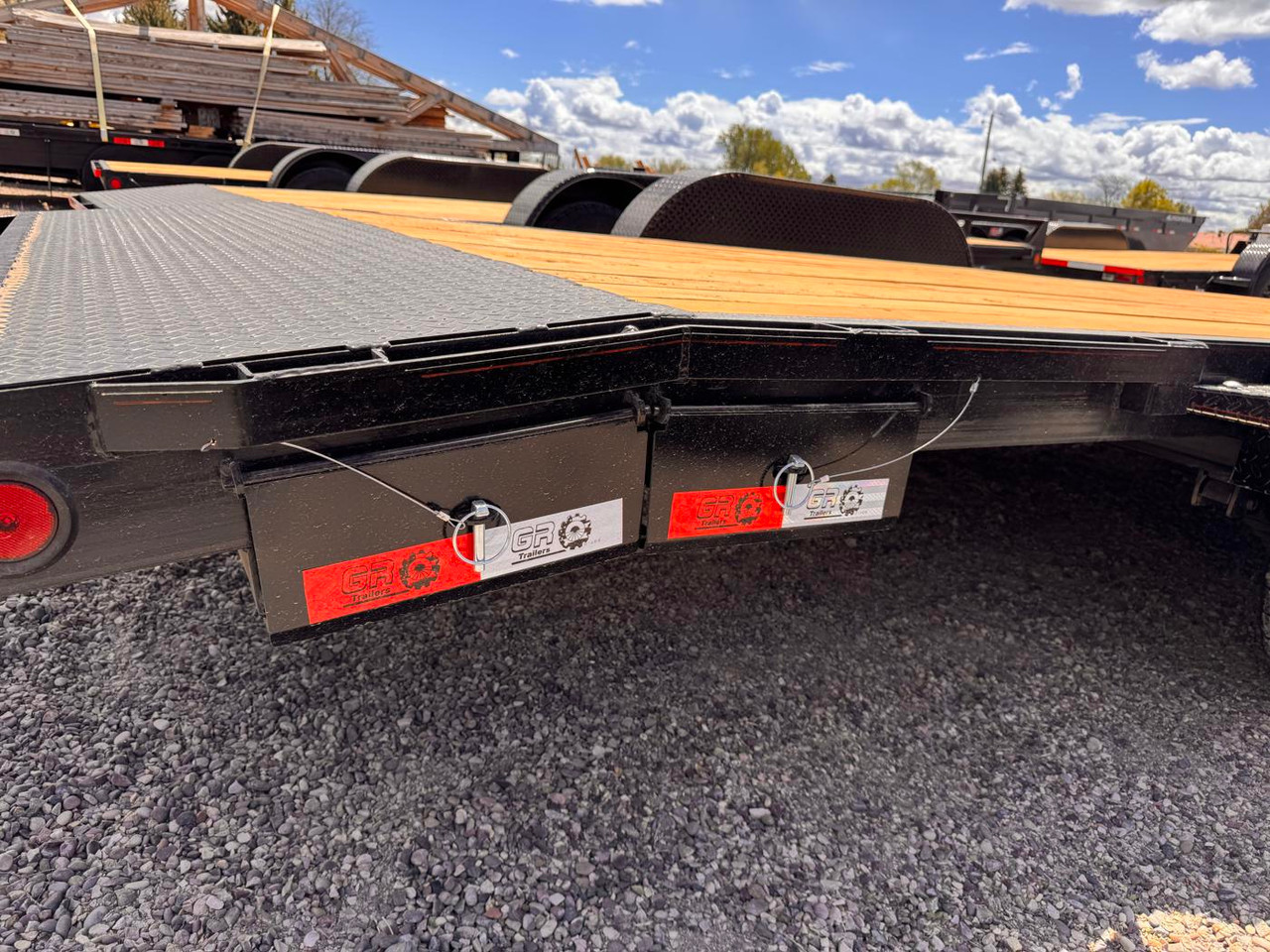 GR Trailers 2026 82"X22' Equipment Trailer | Tandem Axle 14K, 6" Channel Frame, Dovetail, Slide In Ramps