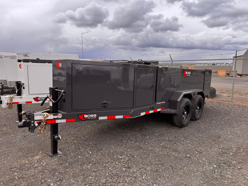 Boss 2026 Refueling Trailer | Tandem Axle 7k 990 Gallon, 25 GPM Pump, Front/Rear Enclosure (Farm Use Only)