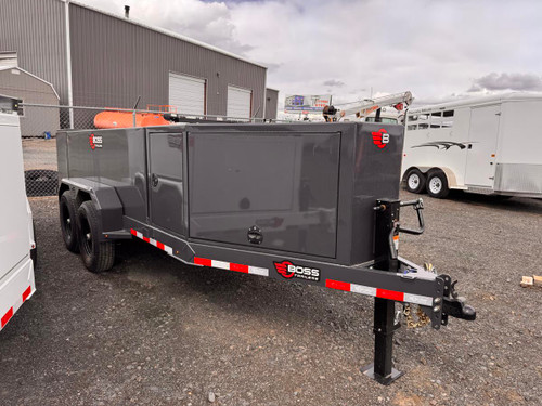 Boss 2026 Refueling Trailer | Tandem Axle 7k 990 Gallon, 25 GPM Pump, Front/Rear Enclosure (Farm Use Only)
