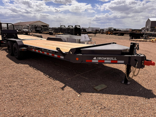 Iron Bull 2025 EWB 83"X22' Equipment Trailer | Tandem Axle 8k Rampage Ramps