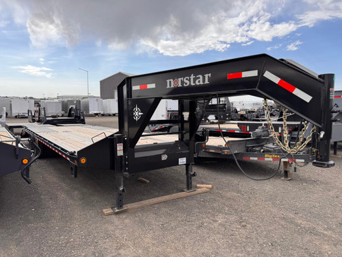 Iron Bull 2025 FXG 28' Flatbed Trailer | Tandem Axle 10k Dual Tires, 5' Rampage Ramps