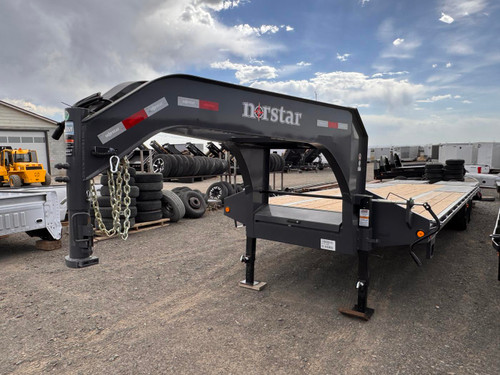 Iron Bull 2026 FXG 30' Flatbed Trailer | Tandem Axle 10k Dual Tires, 5' Rampage Ramps