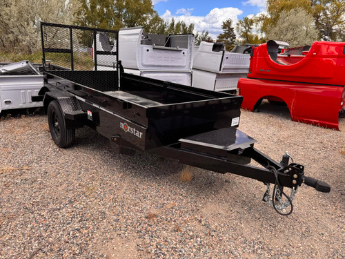 Norstar Trailers 2025 DUB 60"X10' Scissor Dump Trailer | Single Axle Axle 2.99K, 4' Tall Ramp Gate