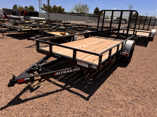 P.J. 2026 U2 6'X12' Utility Trailer | Single Axle 3.5k Rampgate
